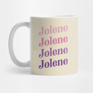 Jolene Retro Boho Design - Bubble gum barbie color way Mug